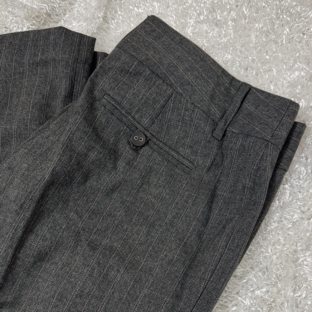 Renuar grey striped pants brand new bootcut